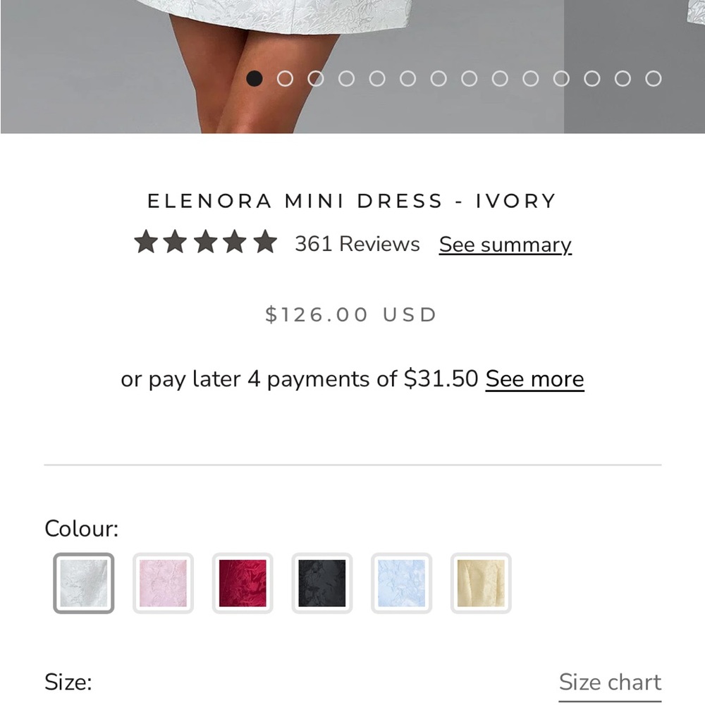 BABYBOO Elenora Mini Dress